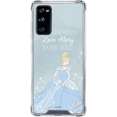 Disney Cinderella Greatest Love Story Ever Told Galaxy S20 FE Clear Case